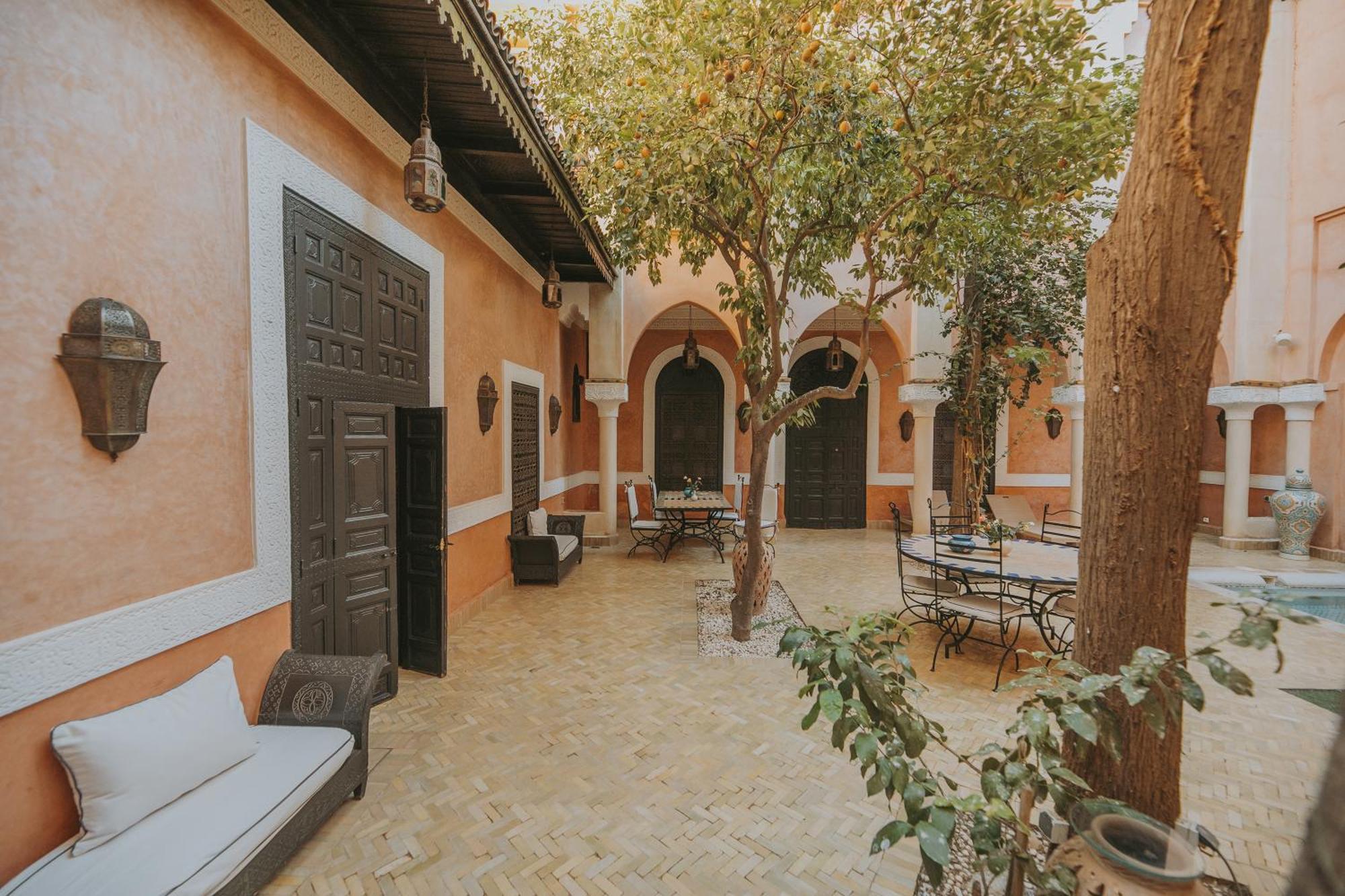 Riad Le Perroquet Bleu Suites & Spa Марракеш Экстерьер фото