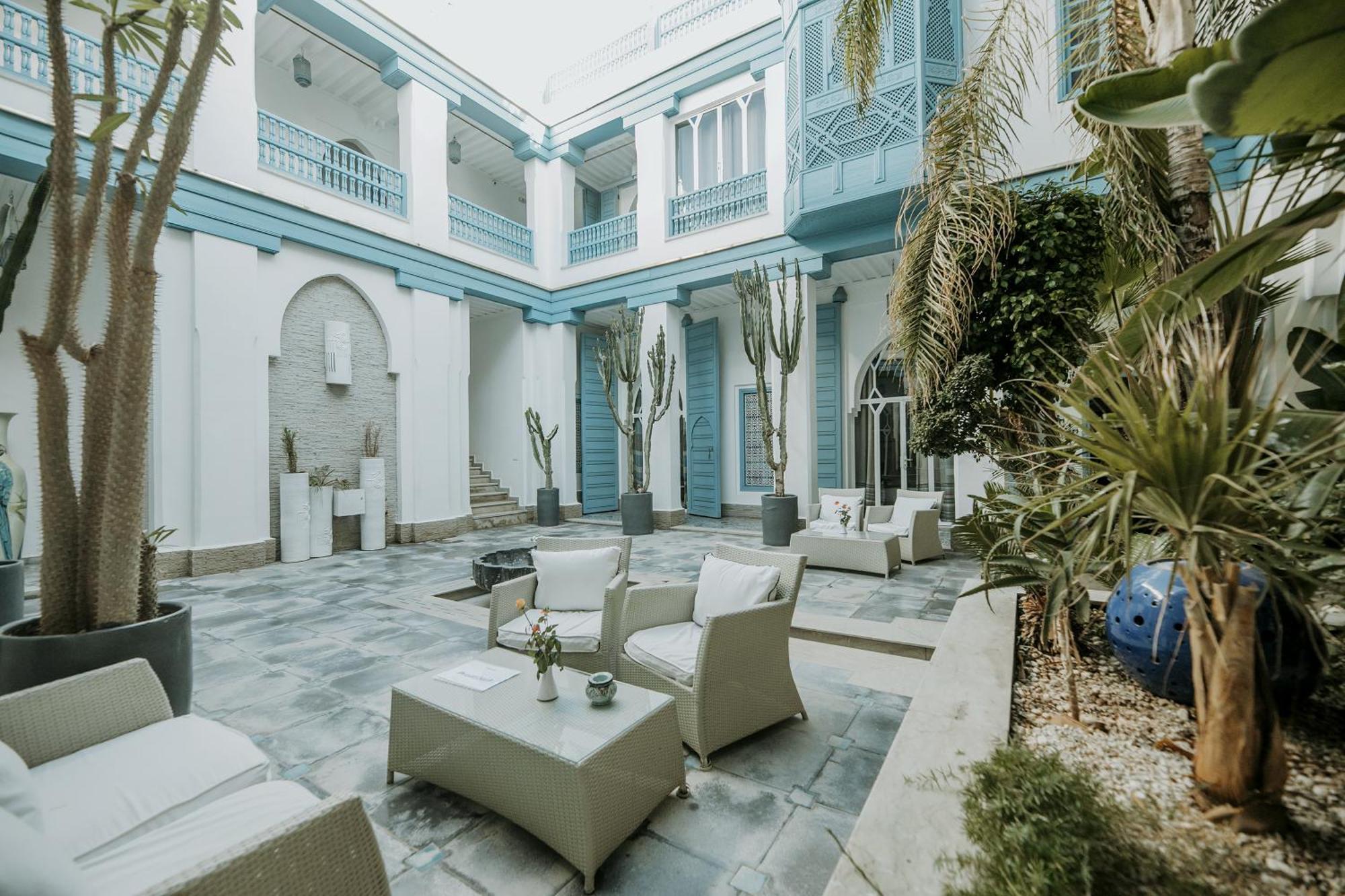 Riad Le Perroquet Bleu Suites & Spa Марракеш Экстерьер фото